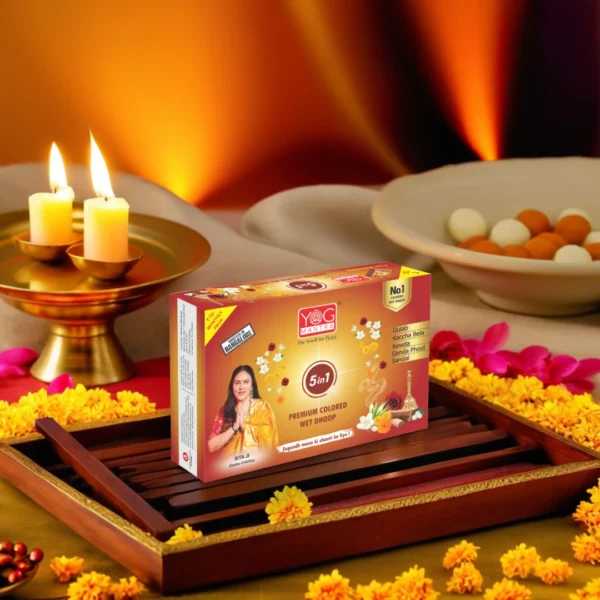 योग मंत्रा 5 इन 1 प्रीमियम रंगीन वेट धूप - (12 का पैक)