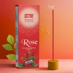 योग मंत्रा स्लिम मेटैलिक धूपस्टिक्स 6" (गुलाब/कच्चा बेला/सैंडल/गुग्गल/कस्तूरी/मोगरा) 6 इन 1 - 12 का पैक